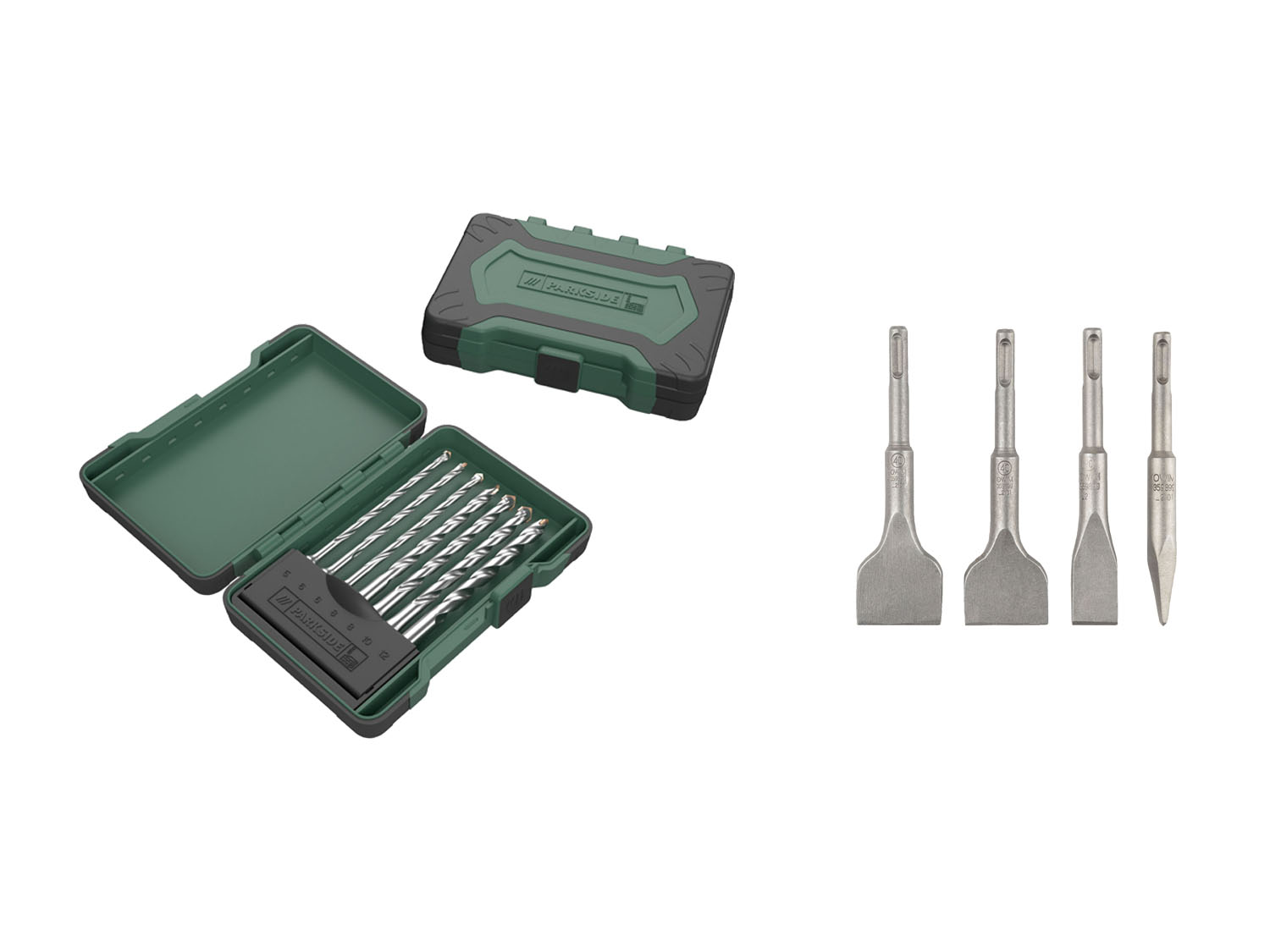 PARKSIDE® Sada vrtáků SDS Plus pro vrtací kladiva PBS 7 A2 / sekáčů SDS Plus PRMS 4 A1