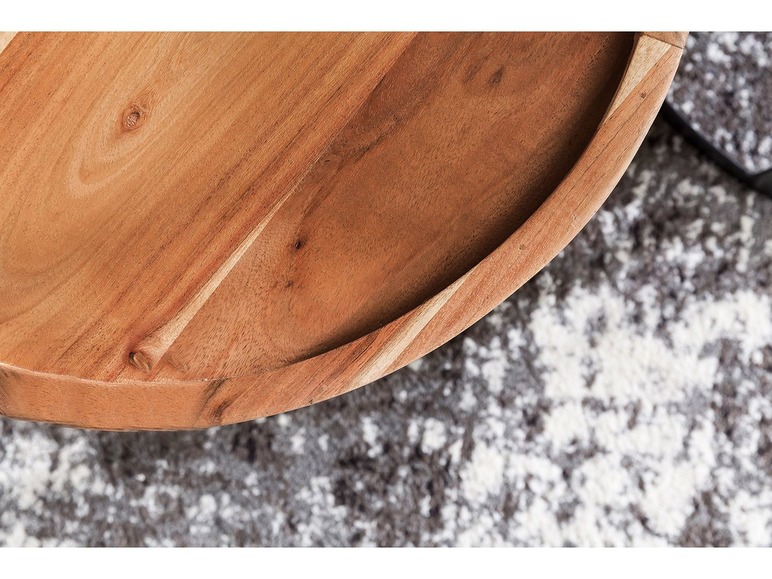  Zobrazit na celou obrazovku Wohnling Odkládací stolek AKOLA ze sheeshamového dřeva, 2 kusy - Obrázek 12