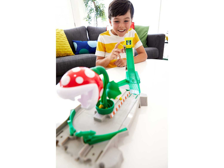  Zobrazit na celou obrazovku Hot Wheels Mario Kart Závodní dráha piranha - Obrázek 2