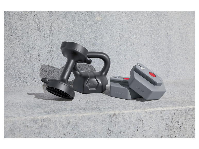  Zobrazit na celou obrazovku CRIVIT Sada činek se závažím kettlebell, 5 kg - Obrázek 2