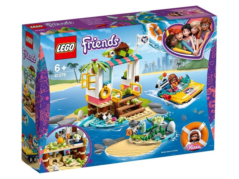  Zobrazit na celou obrazovku LEGO® Friends 41376 Mise na záchranu želv - Obrázek 1