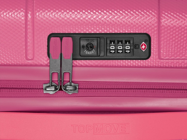  Zobrazit na celou obrazovku TOPMOVE® Polykarbonátový kufr - 29 l, růžový - Obrázek 2