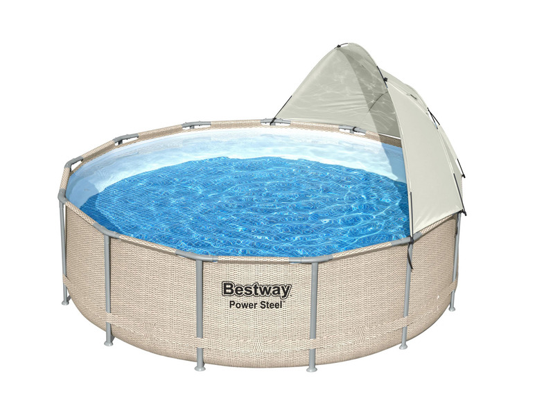  Zobrazit na celou obrazovku Bestway Bazén s filtračním čerpadlem a sluneční stříškou, Ø 3,96 x 1,07 m - Obrázek 2