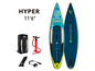 Nafukovací paddleboard Aqua Marina Hyper 11'6 s příslušenstvím.