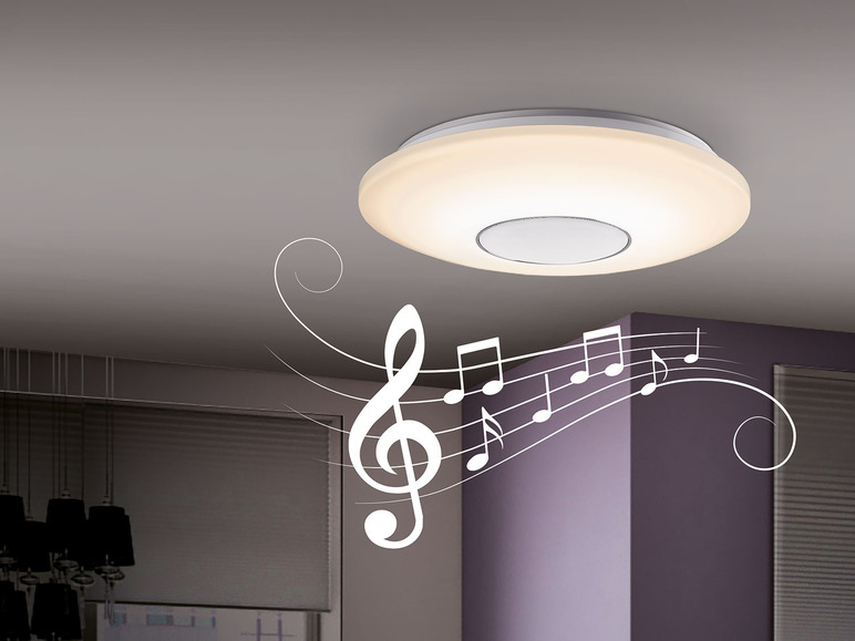  Zobrazit na celou obrazovku LIVARNO home Stropní LED svítidlo s Bluetooth reproduktorem - Obrázek 4