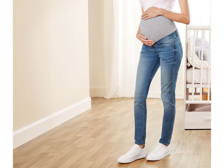  Zobrazit na celou obrazovku esmara® Dámské těhotenské džíny BIO "Super Skinny Fit" - Obrázek 8