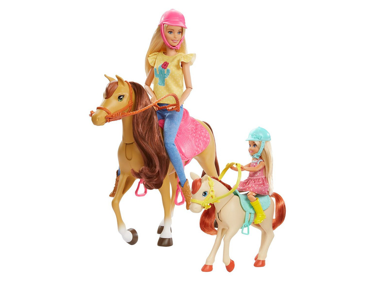 Zobrazit na celou obrazovku Jezdecká sada Barbie s koněm a poníkem - Obrázek 3