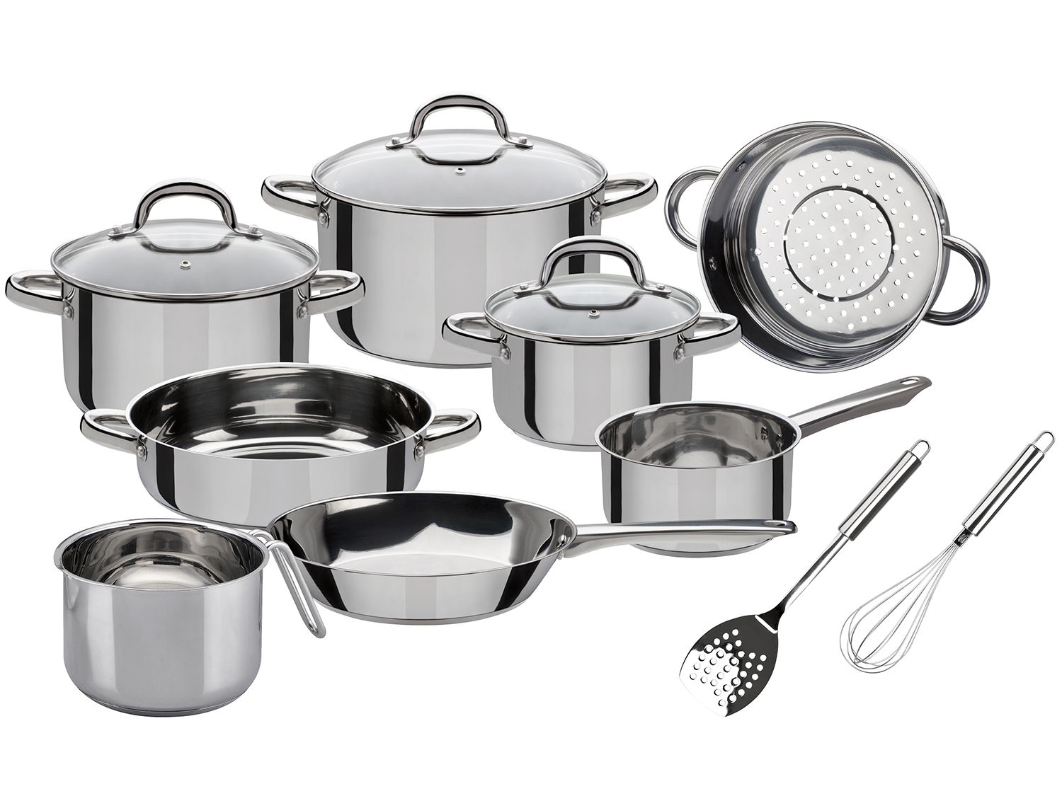 GSW Sada hrnců a pánví z nerezové oceli, Montreal (13dílná)