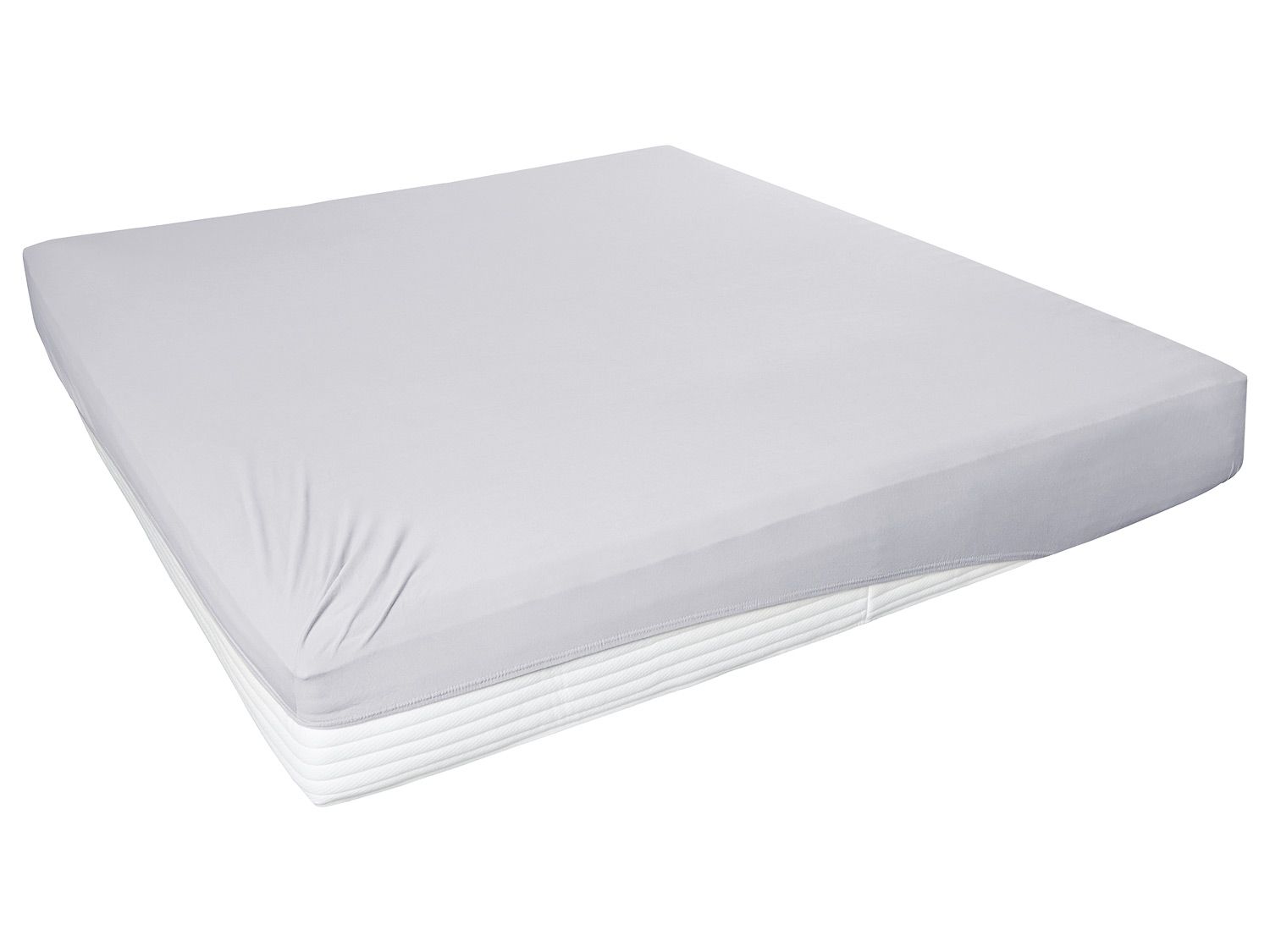 Primera Žerzejové napínací prostěradlo (světle šedá, 180-200 x 200 cm)