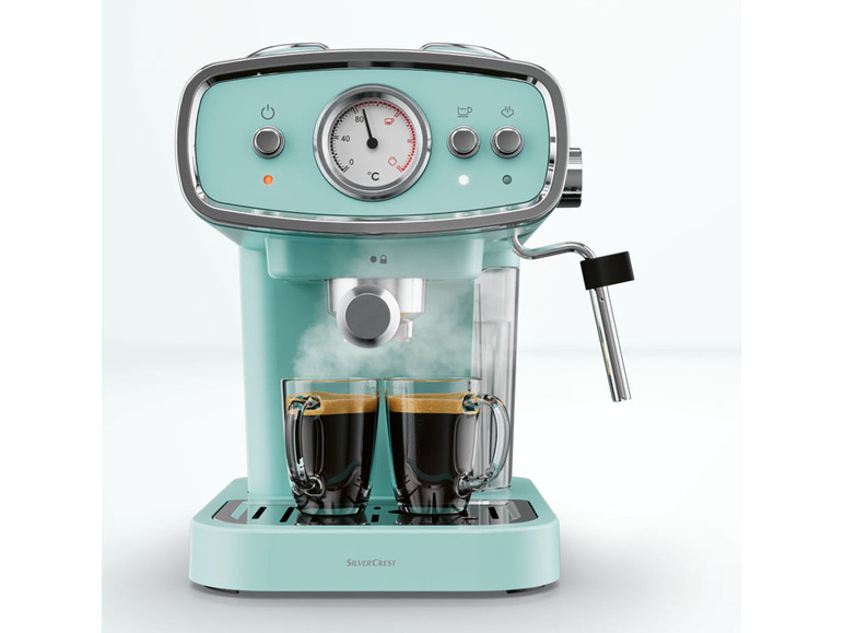  Zobrazit na celou obrazovku SILVERCREST® KITCHEN TOOLS Espresso kávovar SEM 1050 A1, modrá - Obrázek 6