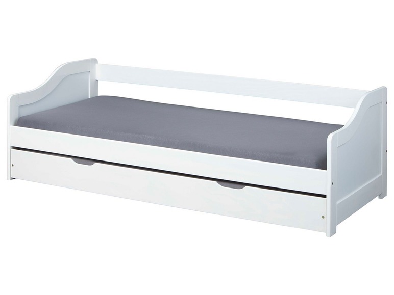  Zobrazit na celou obrazovku Inter Link Rozkládací pohovka s postelí Leonie, 90 x 200 cm, bílá - Obrázek 14
