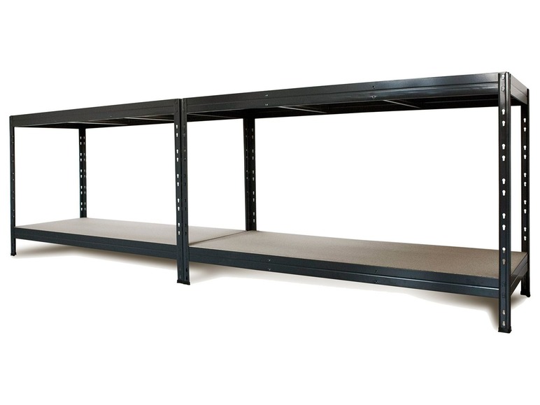  Zobrazit na celou obrazovku AR SHELVING Vysokozátěžový regál se 4 policemi Rivet, 180 x 180 x 60 cm - Obrázek 2