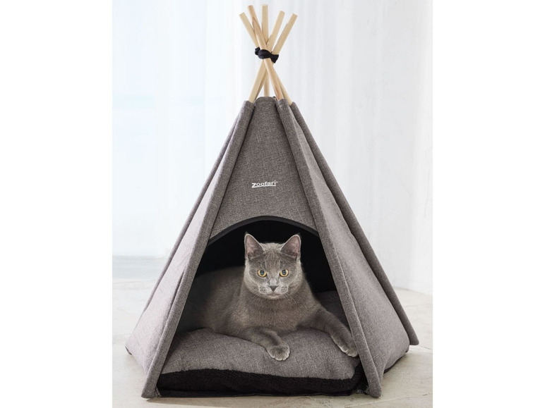  Zobrazit na celou obrazovku zoofari® Cestovní domeček / Lehátko pro kočku / Teepee pro domácí zvířata - Obrázek 6