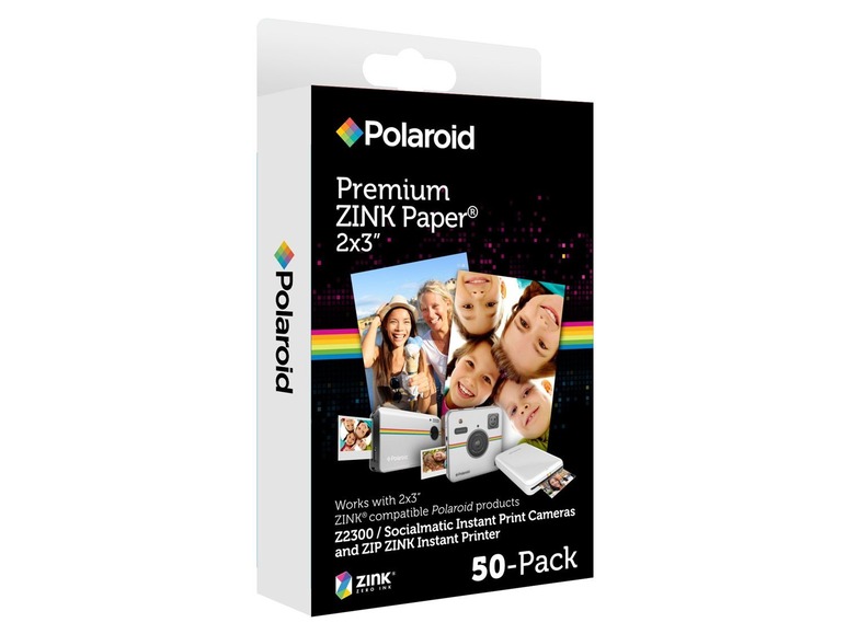  Zobrazit na celou obrazovku Polaroid Fotopapír Zink 2x3" Media - 50 pack - Obrázek 1
