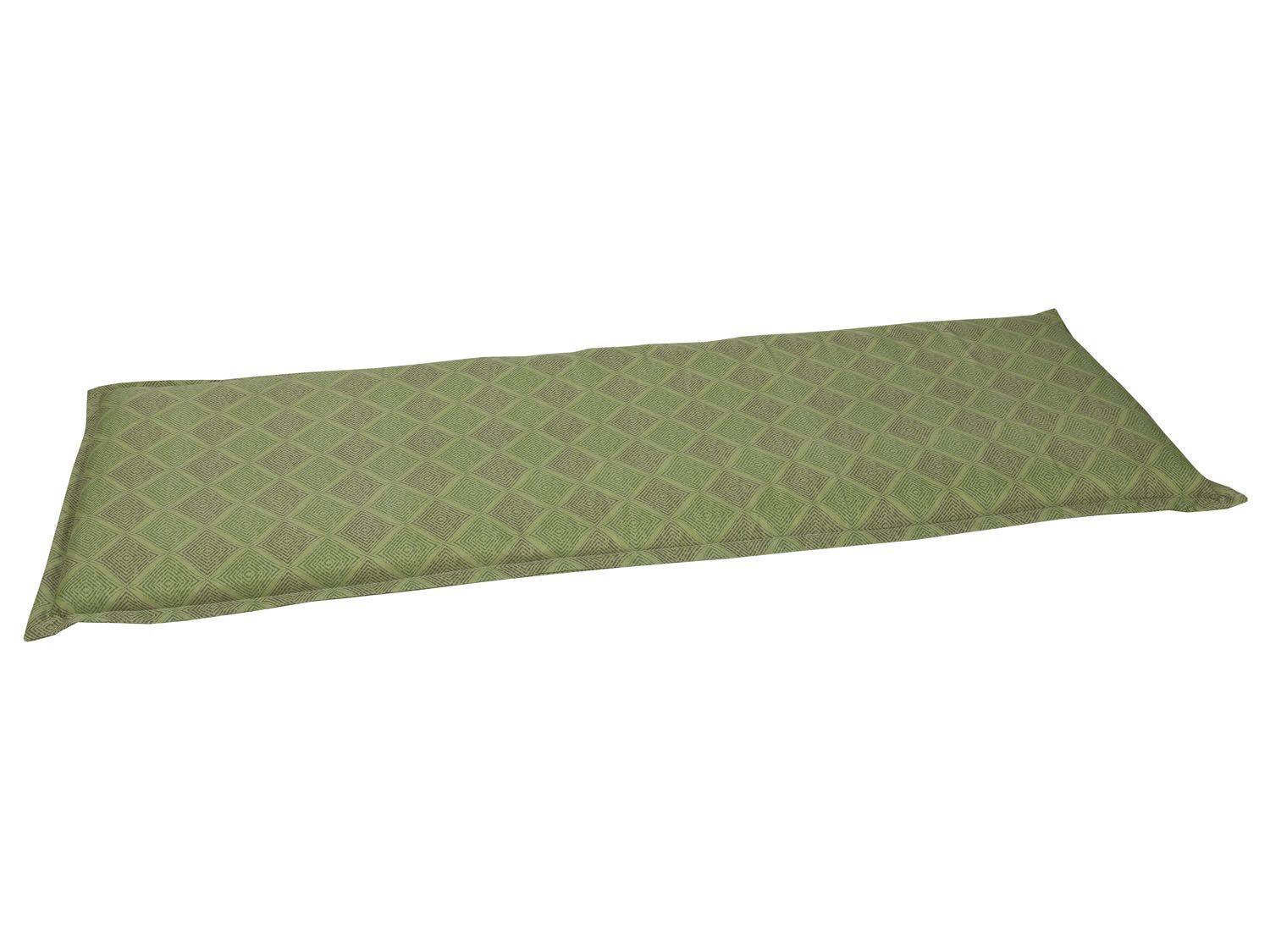 Go-De Textil Sada zahradních podsedáků Raute (podsedák na lavici, 3 místa k sezení, zelená)