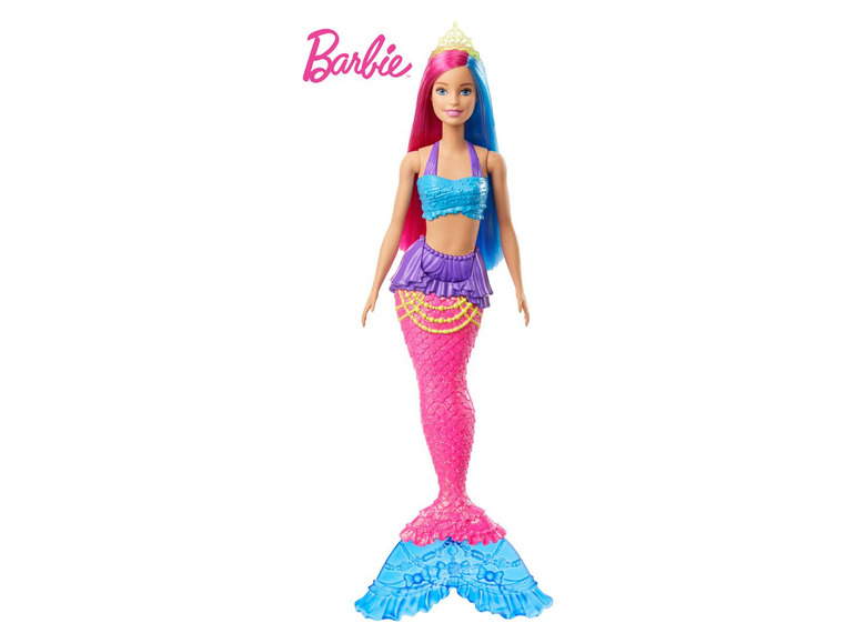  Zobrazit na celou obrazovku Barbie Dreamtopia Mořská panna, růžová a modrá - Obrázek 2