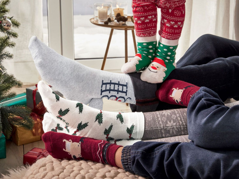  Zobrazit na celou obrazovku LIVERGY® Pánské vánoční ponožky, 2 páry - Obrázek 9
