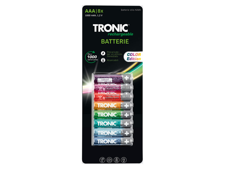 Zobrazit na celou obrazovku TRONIC® Nabíjecí baterie Ni-MH Ready 2 Use, 8 kusů - Obrázek 1