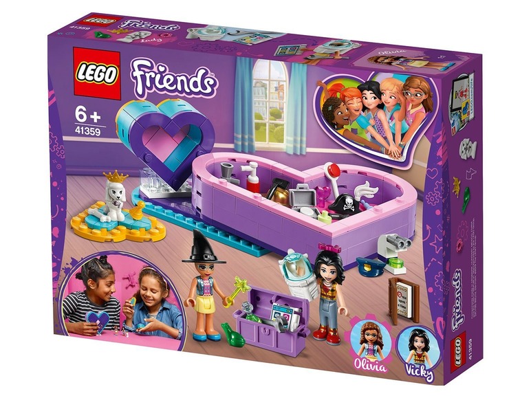  Zobrazit na celou obrazovku LEGO® Friends 41359 Sada srdíčkových krabiček přátelství - Obrázek 2