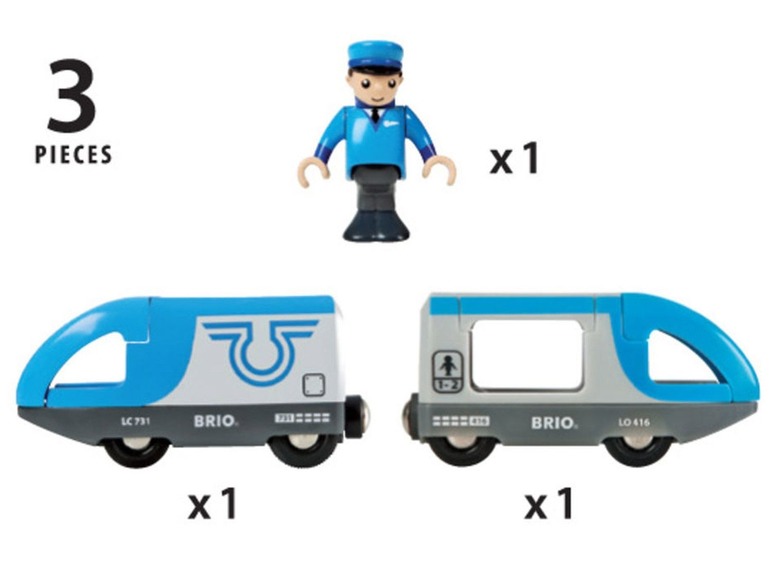  Zobrazit na celou obrazovku BRIO Elektrická vlaková souprava 33506 - Obrázek 3