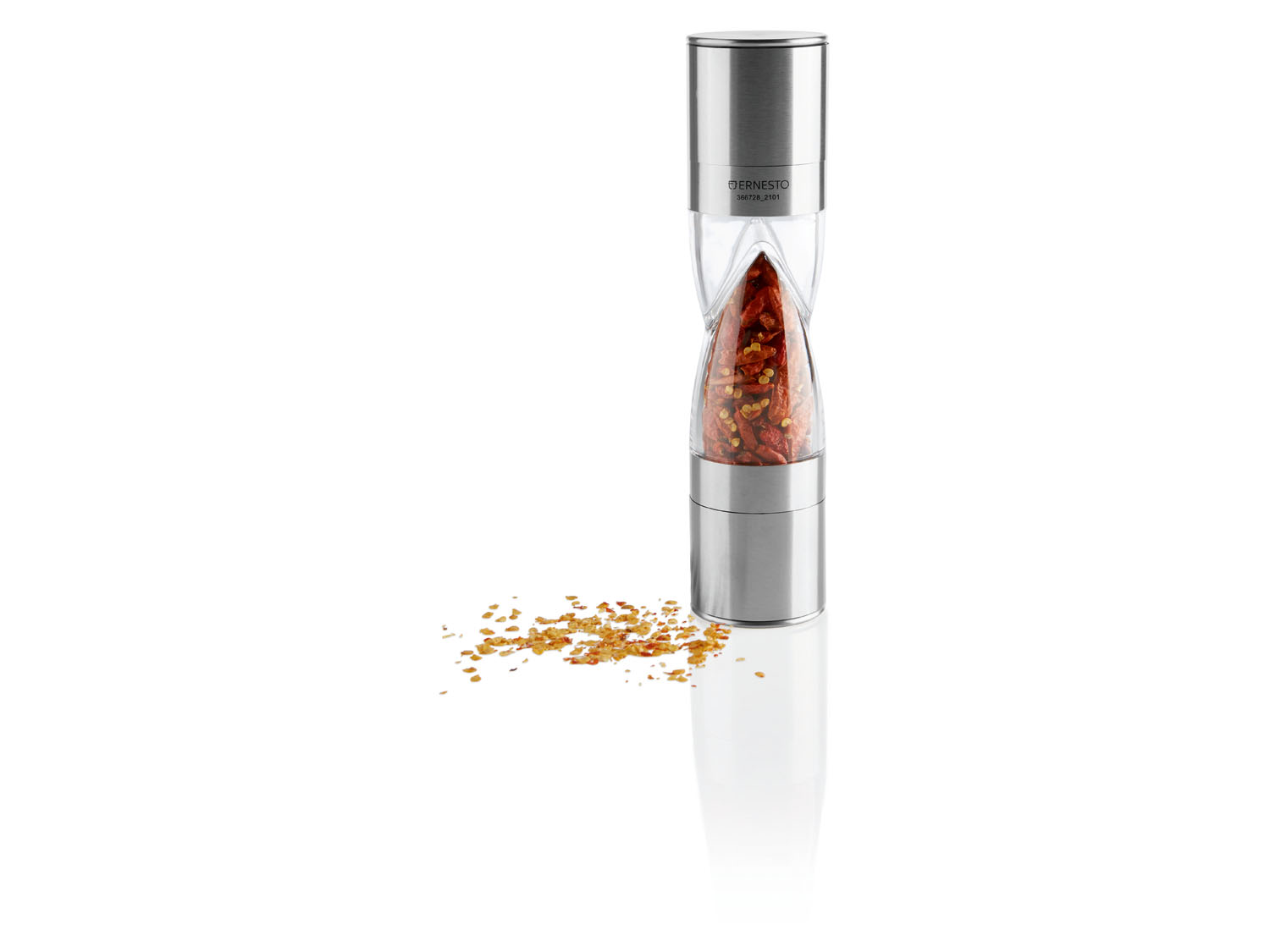 Ernesto® Mlýnek na sůl a koření / Mlýnek na chilli 2 v 1 (mlýnek na chilli)