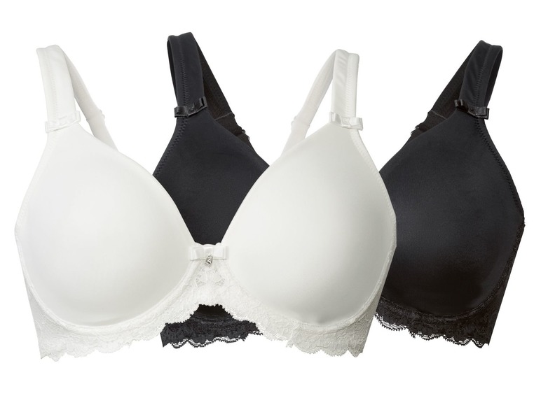  Zobrazit na celou obrazovku ESMARA® Lingerie Dámská podprsenka, 2 kusy - Obrázek 2