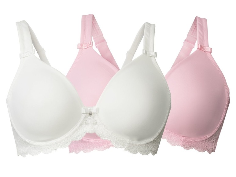  Zobrazit na celou obrazovku ESMARA® Lingerie Dámská podprsenka, 2 kusy - Obrázek 1