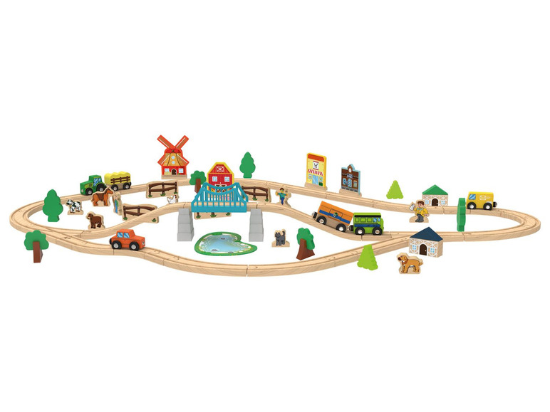  Zobrazit na celou obrazovku Playtive Dřevěná železnice - Obrázek 11