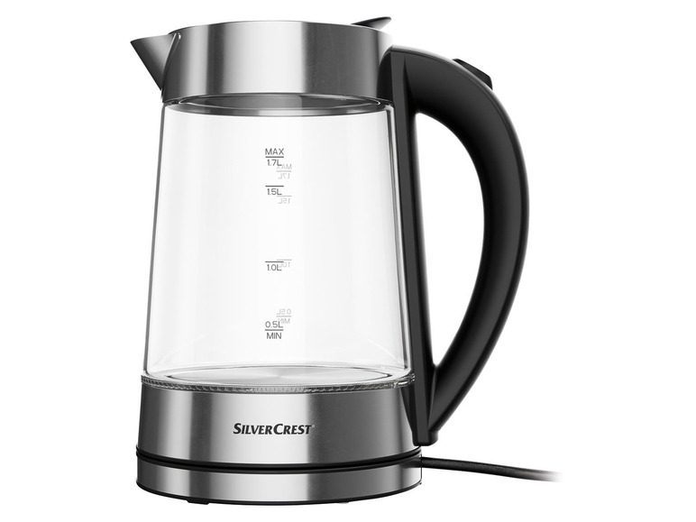  Zobrazit na celou obrazovku SILVERCREST® Skleněná rychlovarná konvice SWGF 2400 B2 - Obrázek 2