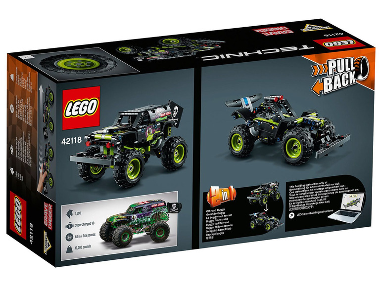  Zobrazit na celou obrazovku LEGO® Technic 42118 Monster Jam - Obrázek 2