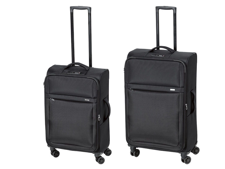  Zobrazit na celou obrazovku TOPMOVE® Sada cestovních kufrů, černá, 2 kusy - Obrázek 1