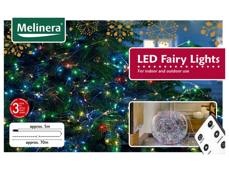  Zobrazit na celou obrazovku Melinera Světelný LED řetěz - Obrázek 8