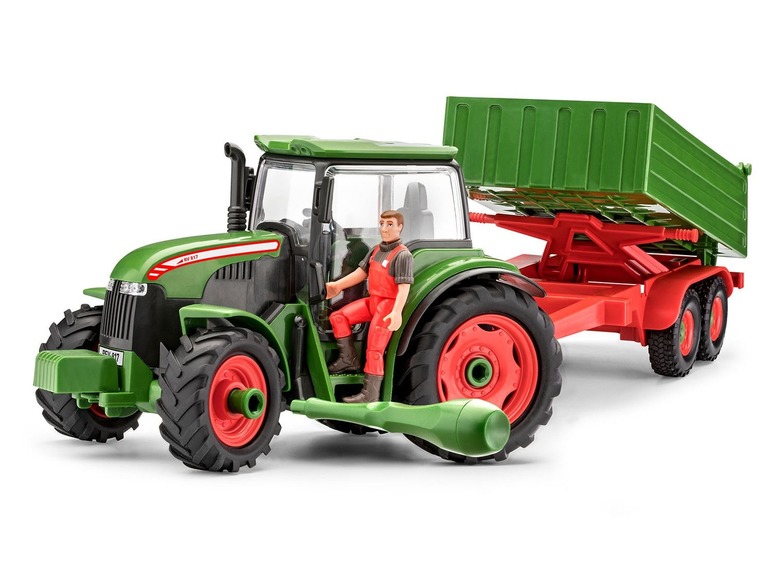  Zobrazit na celou obrazovku Revell Traktor s přívěsem a figurkou farmáře - Obrázek 1