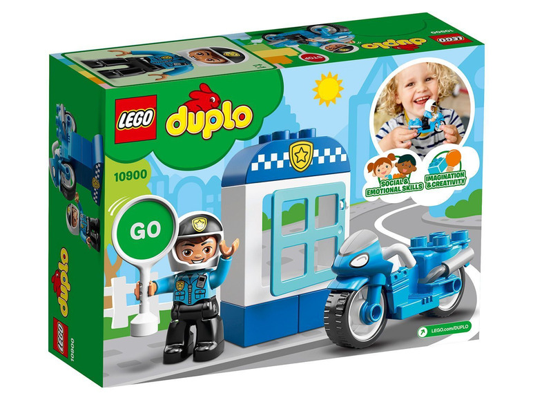  Zobrazit na celou obrazovku LEGO® DUPLO® 10900 Policejní motorka - Obrázek 2