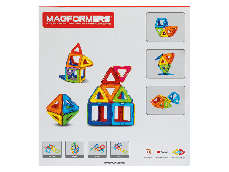 Zobrazit na celou obrazovku Magformers Magnetická stavebnice, 14dílná - Obrázek 3