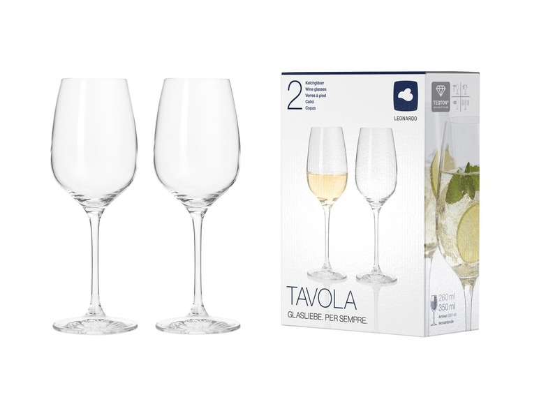  Zobrazit na celou obrazovku Leonardo Sada sklenic na víno Tavola, 2 kusy - Obrázek 2