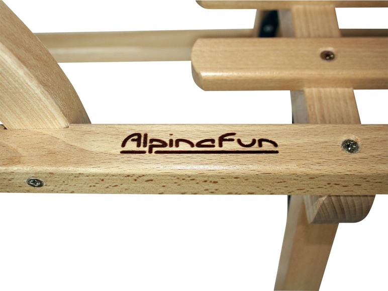  Zobrazit na celou obrazovku Alpina Fun by Colint Dřevěné sáně rohačky, 100 cm - Obrázek 5
