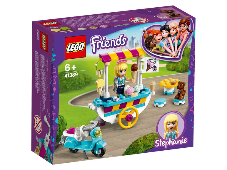  Zobrazit na celou obrazovku LEGO® Friends 41389 Pojízdný zmrzlinový stánek - Obrázek 1