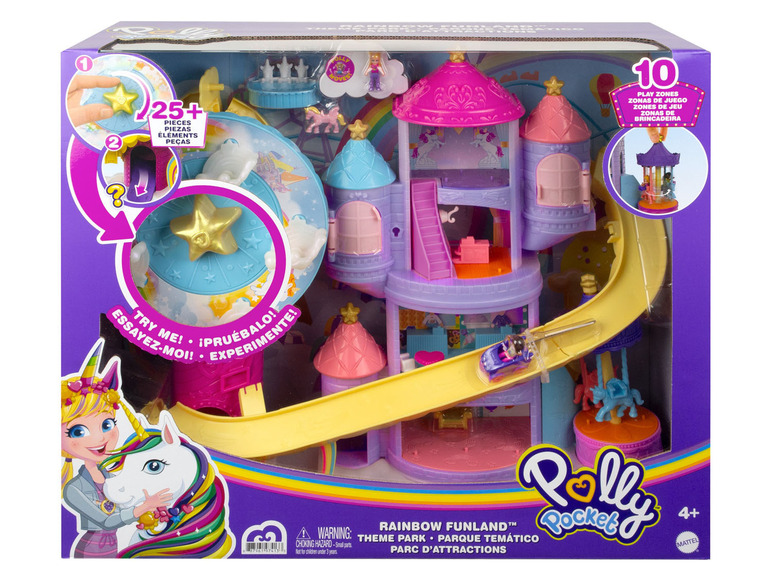  Zobrazit na celou obrazovku MATTEL Polly Pocket Duhový zábavní park - Obrázek 8