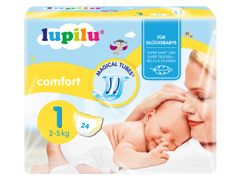 lupilu Dětské pleny Comfort, velikost 1 NEWBORN