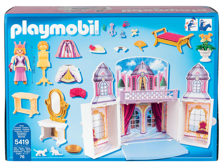  Zobrazit na celou obrazovku Playmobil Výklopný zámek pro princezny - Obrázek 2