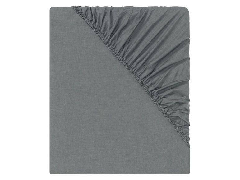  Zobrazit na celou obrazovku meradiso Napínací prostěradlo Chambray, 90–100 x 200 cm - Obrázek 2