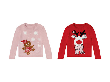 LUPILU® Dívčí vánoční svetr