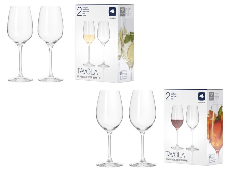  Zobrazit na celou obrazovku Leonardo Sada sklenic na víno Tavola, 2 kusy - Obrázek 1
