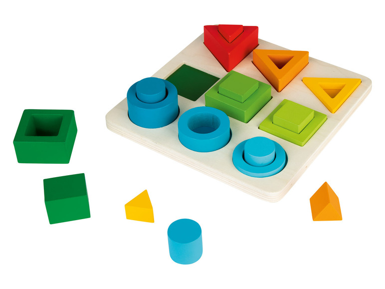  Zobrazit na celou obrazovku Playtive Dřevěná duhová motorická hračka Montessori - Obrázek 9