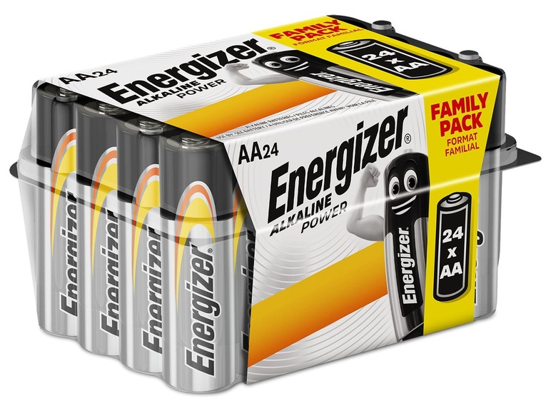  Zobrazit na celou obrazovku Energizer Alkaline Power Battery Box AA, 24 kusů - Obrázek 1