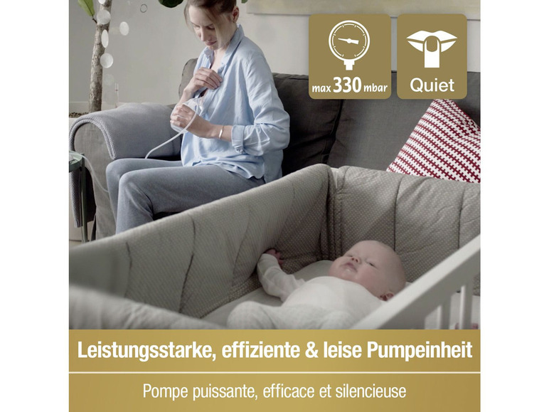  Zobrazit na celou obrazovku NUK Elektrická dvojitá odsávačka mateřského mléka Nature Sense - Obrázek 6