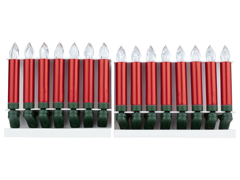  Zobrazit na celou obrazovku Melinera LED svíčky na vánoční stromek, 15 kusů - Obrázek 2