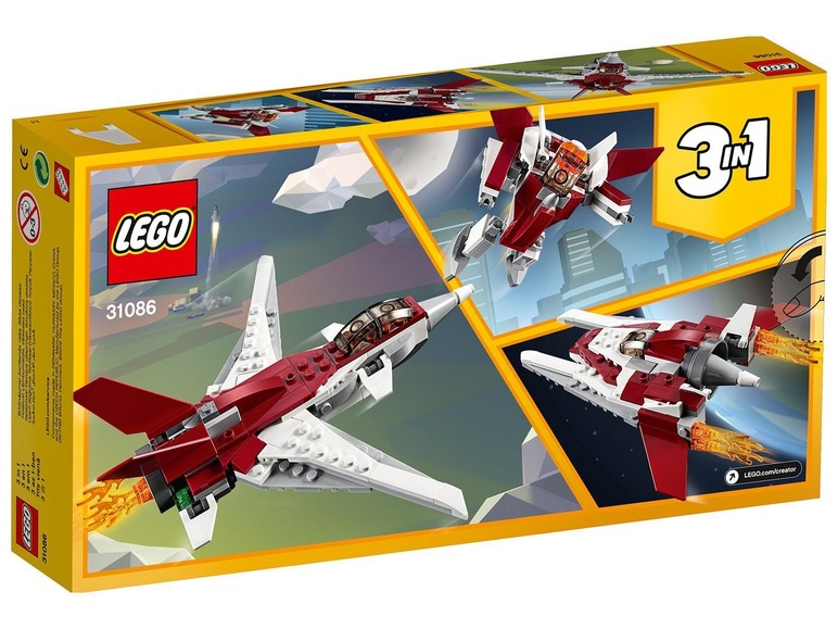  Zobrazit na celou obrazovku LEGO® Creator 31086 Futuristický letoun - Obrázek 3