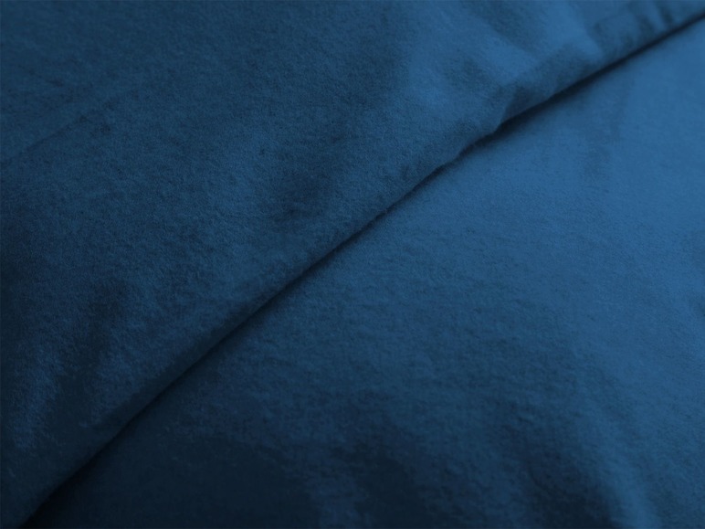  Zobrazit na celou obrazovku Setex Ložní povlečení z jemného flanelu, tmavě modrá - Obrázek 2